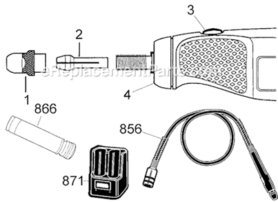 Page A Diagram and Parts List for 11258 Type 1 Black and Decker Multi-Tool